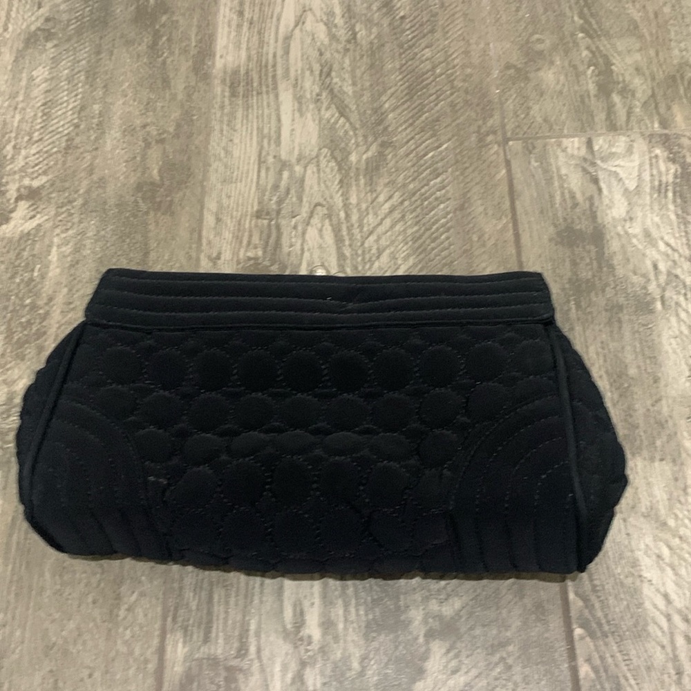 Quilted Black Women's Clutch Bag